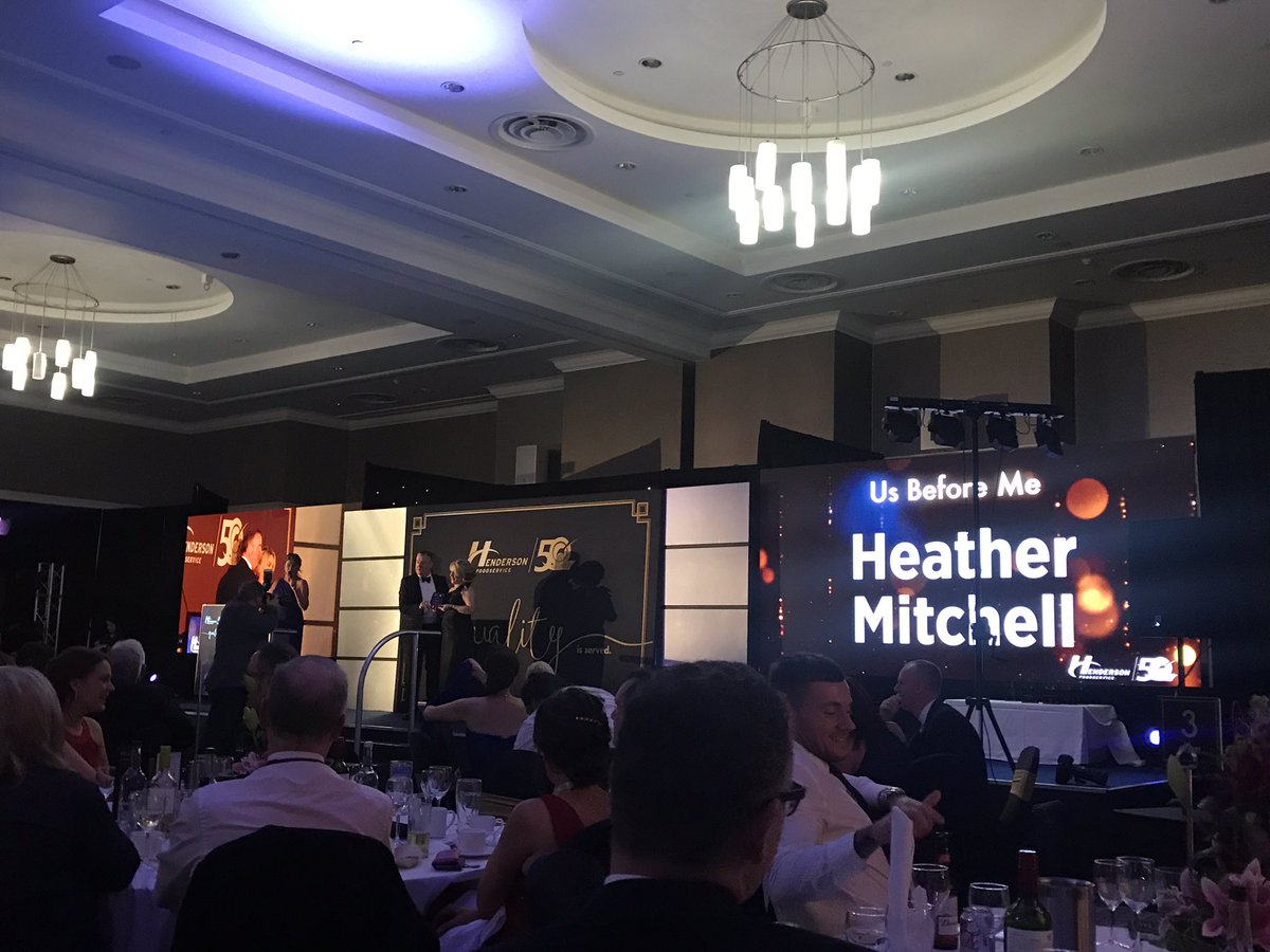 HendersonFoods's tweet photo. Finishing off the pride awards, congratulations to Paul, Heather and Susan! 😀#ownit #usbeforeme #prideoffoodservice #HFL50Awards https://t.co/COz5B1g1J6