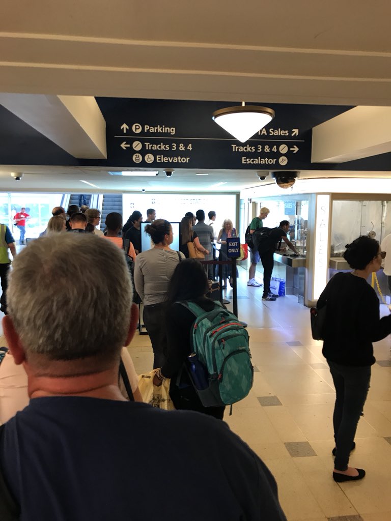 IrishWombat's tweet photo. Why don’t you have self-service kiosks, @Septa ? waiting for ever for a ticket. https://t.co/bbHFISBh21