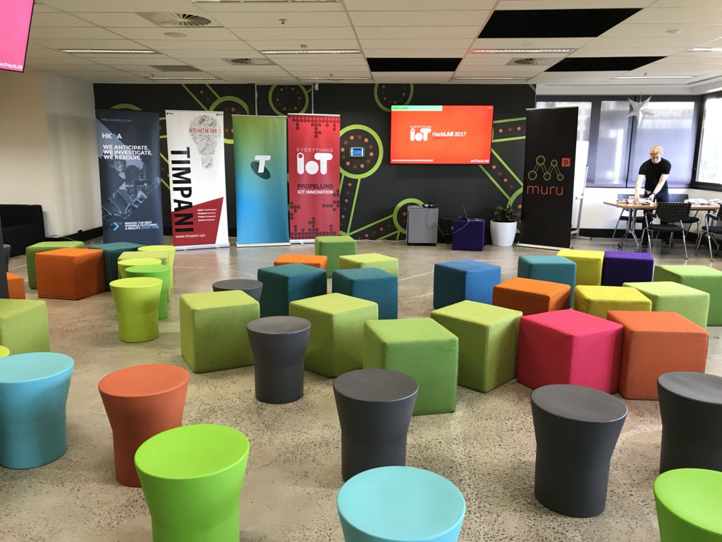 murudau's tweet photo. The calm before the storm. #IoTHackLab https://t.co/nDIqvgODxE