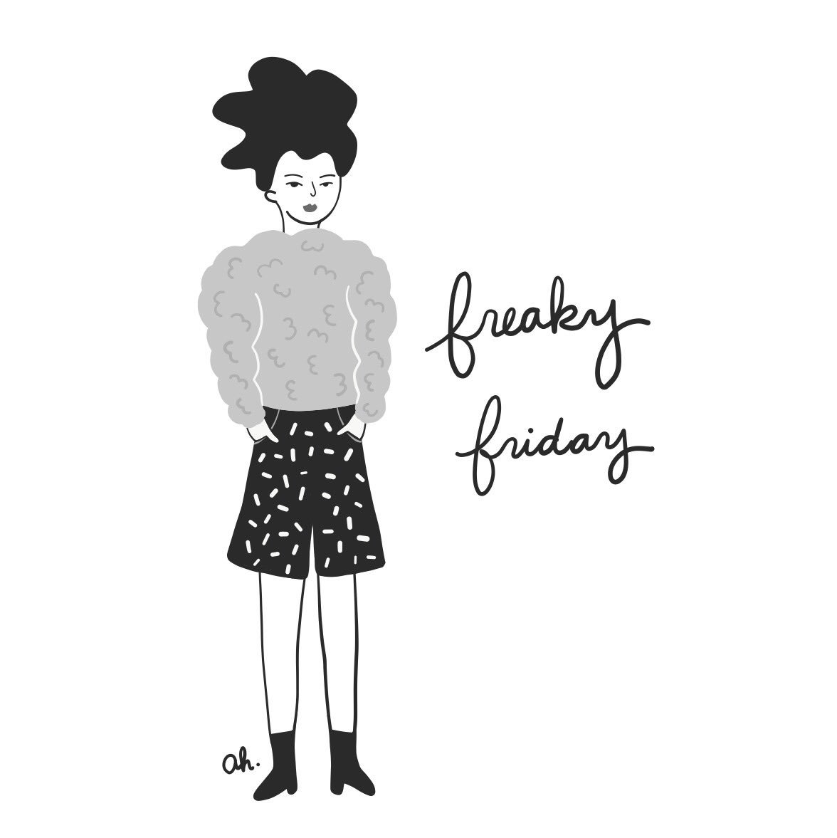 avalonhu's tweet photo. Freaky Friday
#inktober2017 #inktober #friday #blackandwhiteonly #illustration #thedesigntip #adobedraw #newyorker https://t.co/fLmqgwzVHQ