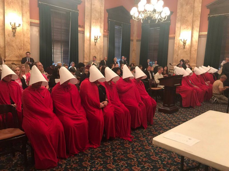 .<a href="/realDonaldTrump/">Donald J. Trump</a> gutted the ACA requirement that employer health plans pay for #birthcontrol. #HandmaidsTale just became a documentary.