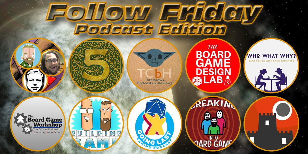 .<a href="/ForbiddenLimb/">Brian Henk</a> <a href="/FiveByGames/">The Five By</a> @CardboardHerald <a href="/BGDesignLab/">BoardGameDesignLab (Gabe)</a> @WhoWhatWhyCast <a href="/TheBGWorkshop/">Chris - The Board Game Workshop</a> <a href="/PodcastBTG/">Building the Game</a> <a href="/GoingLast/">GoingLast</a> @BreakingIntoBG <a href="/bgipodcast/">Board Games Insider</a>