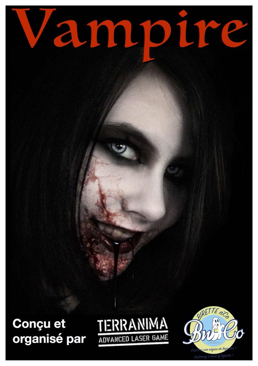 BiretteNco's tweet photo. @BiretteNco avec Terranima pour lancer un produit novateur et inédit pour #halloween #HALLOWEENPARTY #frissons #nouveauté #jeu #tourisme #sologne #valdeloire https://t.co/jd3wTHa87W