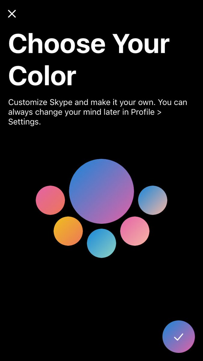 patricia_ema's tweet photo. Skype has a new graphic user interface and I love it! @Skype #ui #ux #customization #gradientcolors #cards #illustrations #design https://t.co/Ss16tGTi46