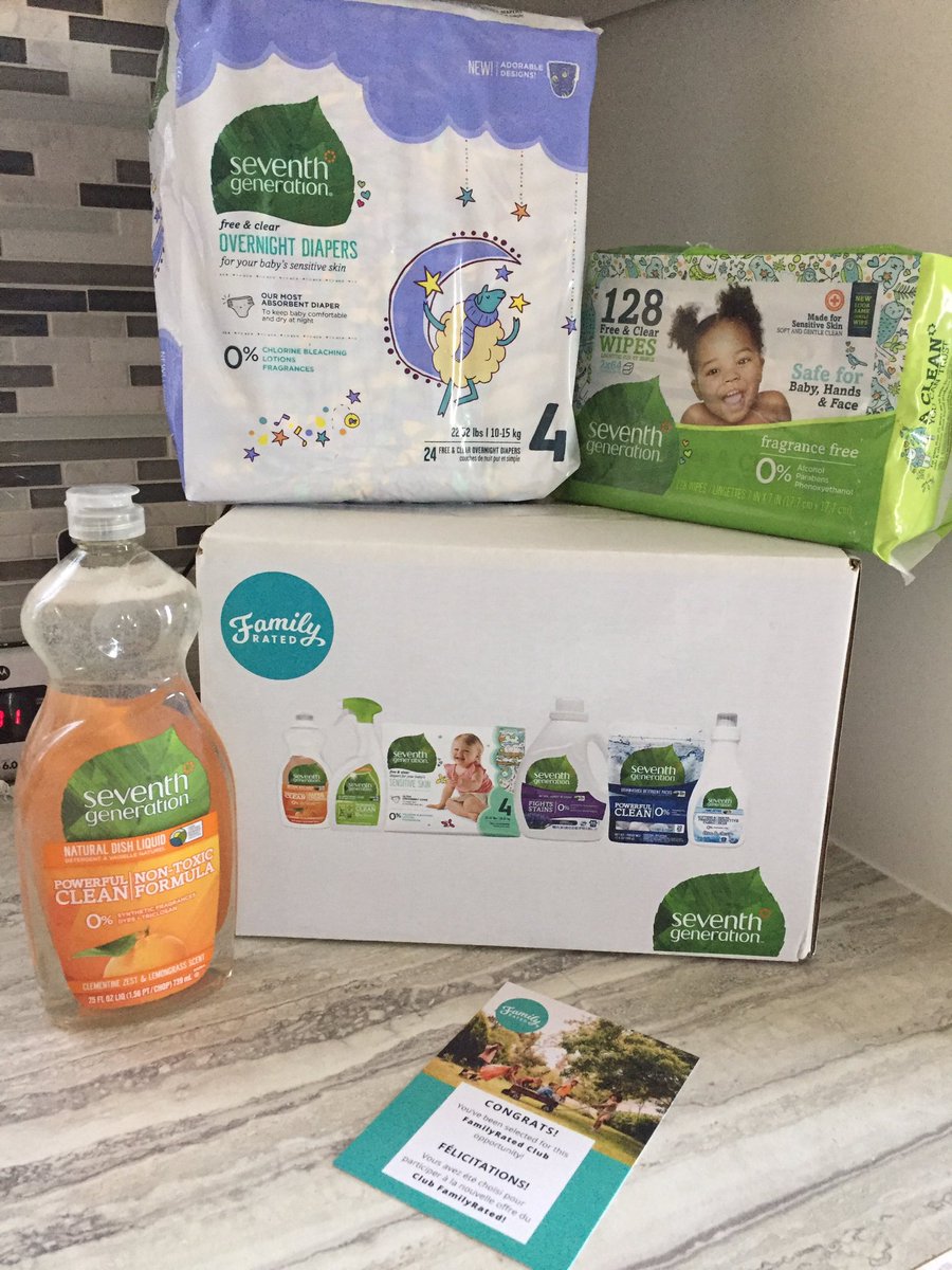 MykeHolly's tweet photo. Excited to #trySeventhGeneration diapers, wipes & dish soap! Thanks @FamilyRated & @SeventhGen ! #gotitfree #familyratedclub https://t.co/JL6ZJLJeaZ