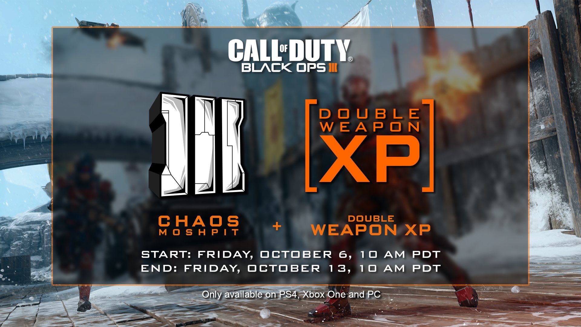 Treyarch Studios on Twitter "Live now and running through October 13