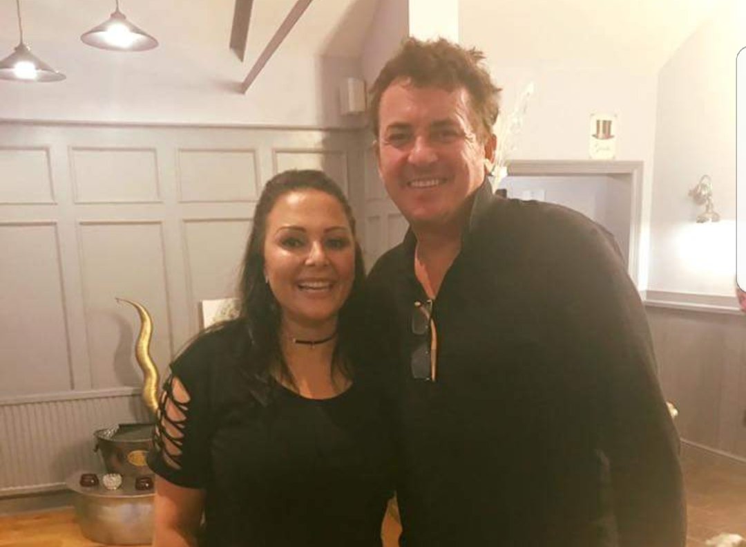 TheTreeBoxHill's tweet image. Our landlady had the biggest smile when Shane Richie visited The Tree recently! #WorldSmileDay