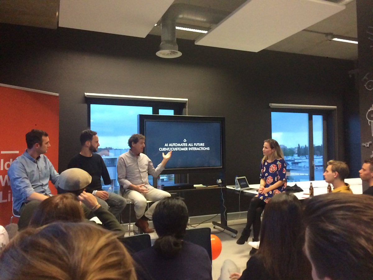 Interesting discussion about the future of #AI and #neuromarketing! Will #AI take over? #AdNight <a href="/IsobarNL/">Isobar NL</a>