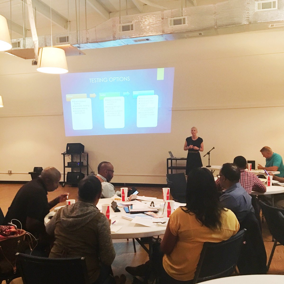 livingroomatl's tweet photo. “In a perfect world, all homeless service orgs would provide opt-out HIV testing.” #AskTestLinkATL https://t.co/JOTR0Q9k9K