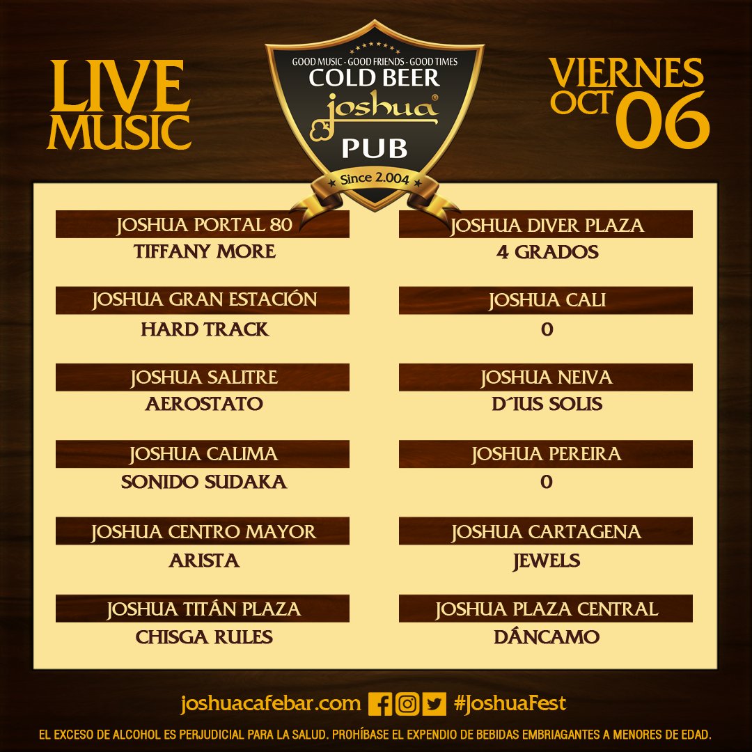 La música nos inspira, nos electriza y nos une.
Vamos por más, #VamosAJoshua