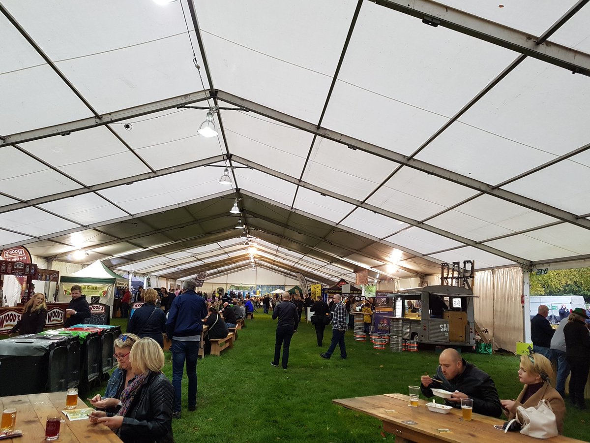 TCAAccs's tweet photo. Great atmosphere at Shropshire Oktoberfest sampling the best ales, gin and prosecco in the county...it's a tough job but we'll give it a go! https://t.co/Mvt93qPTIq