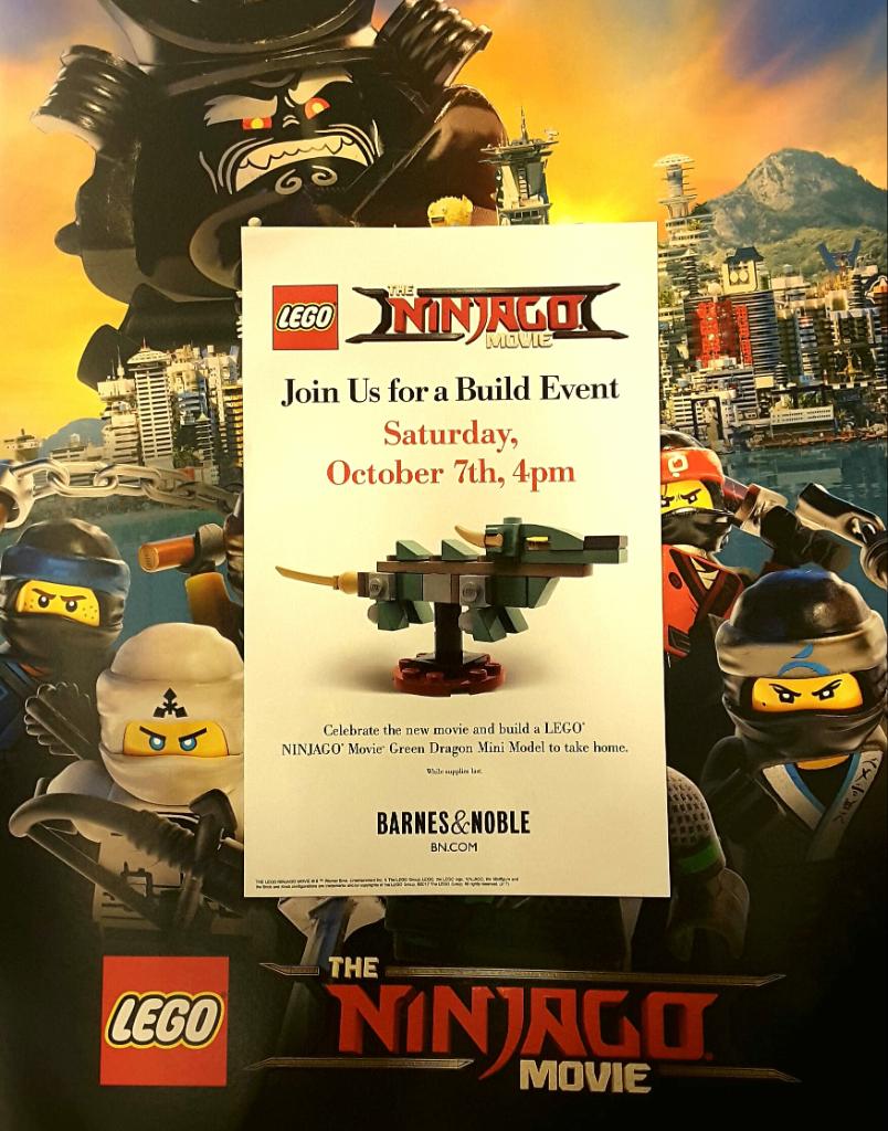 BNModestoCA's tweet photo. Join us tomorrow, 10/7, for our #Ninjago Build Event at 4PM!
#modestoevents #Modesto #Lego
#LEGONinjagoAtBN #bnbookpassion https://t.co/b5qQRmo720