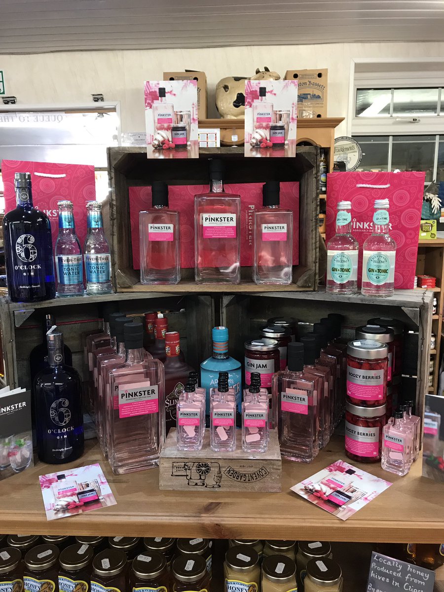 HarkersFarmShop's tweet photo. All @PinksterGin now restocked... phew 😅 You have to try the boozie berries! 😜 https://t.co/xjuOmBGaVK