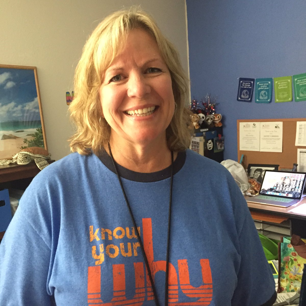 roostersprings's tweet photo. It's Face of Change Friday! This week's life changer is Mrs Cummings. Thank you for always being a smiling face for RSE. #RSEwhy #iamDSISD https://t.co/1DFovAmqQw