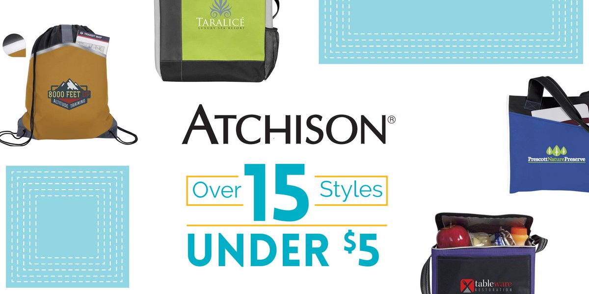 kooziegroup's tweet image. Atchison(R) bags are know for superior quality &amp;amp; design, but that doesn't mean high $$! Here are 15 under $5. bit.ly/2hp1anz