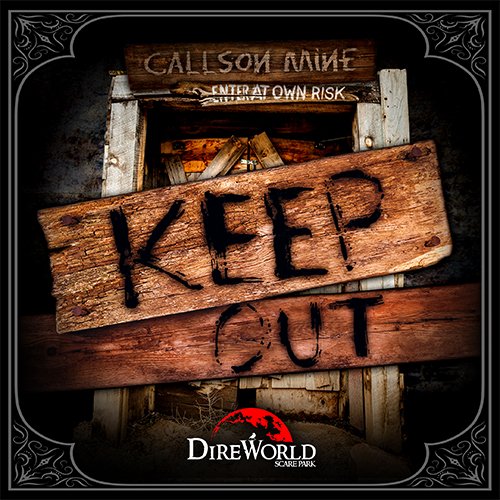 direworldpark's tweet photo. What's NEW at #Direworld? KEEP OUT, our all new escape room attraction. Can you get out alive? For more info visit https://t.co/XuBc4u1w14 https://t.co/UGJewjgWJL