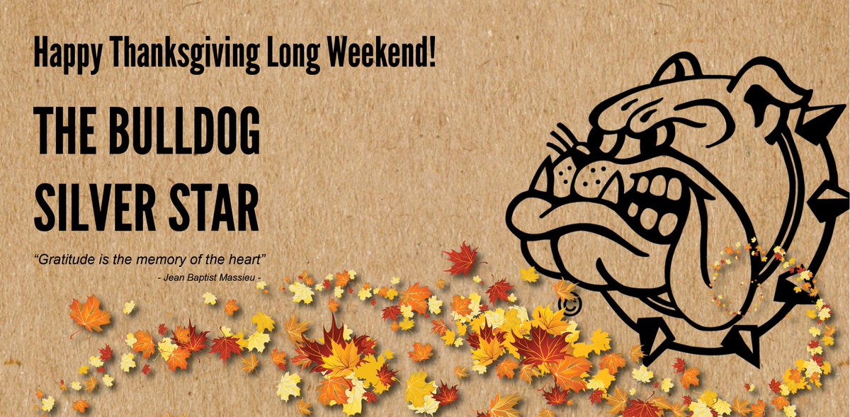TheBulldogCAN's tweet photo. Happy Thanksgiving Long Weekend! #happythanksgiving #CanadianThanksgiving https://t.co/EABABuJrbT