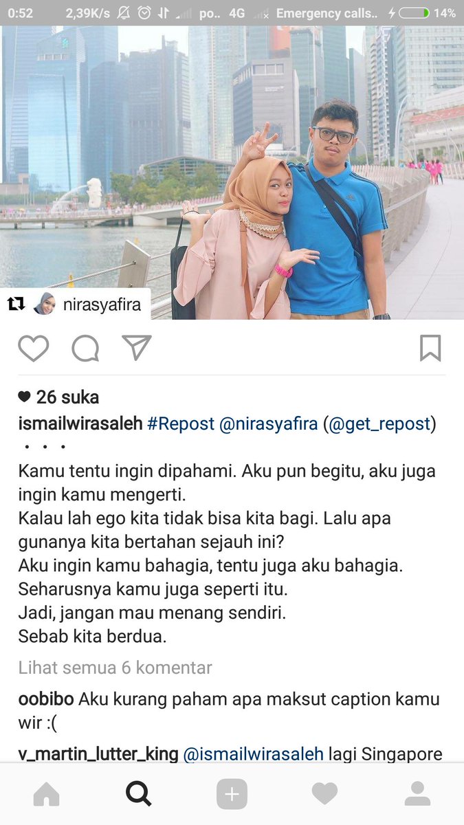 adetya_GO's tweet photo. Nahhh captionnya patut dicontoh 👍
Hubungan kog ada masalah dikit putus, ada masalah dikit putus. 
Alay, cuma janji doang yg gedein https://t.co/9XtGxLU8k5
