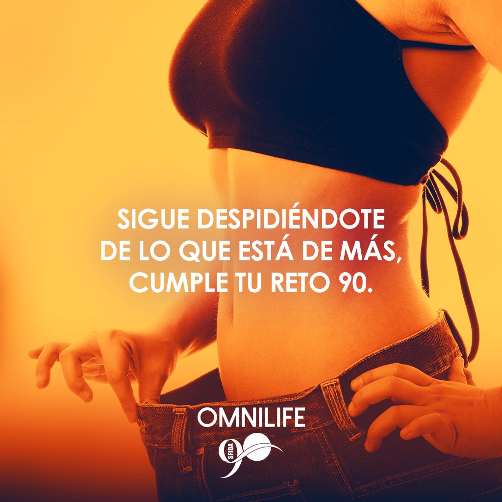 Si tú eres de quienes aceptaron el Reto, recuerda la meta es tuya y puedes lograrla, encuentra deliciosas recetas en omnilife.com/reto90