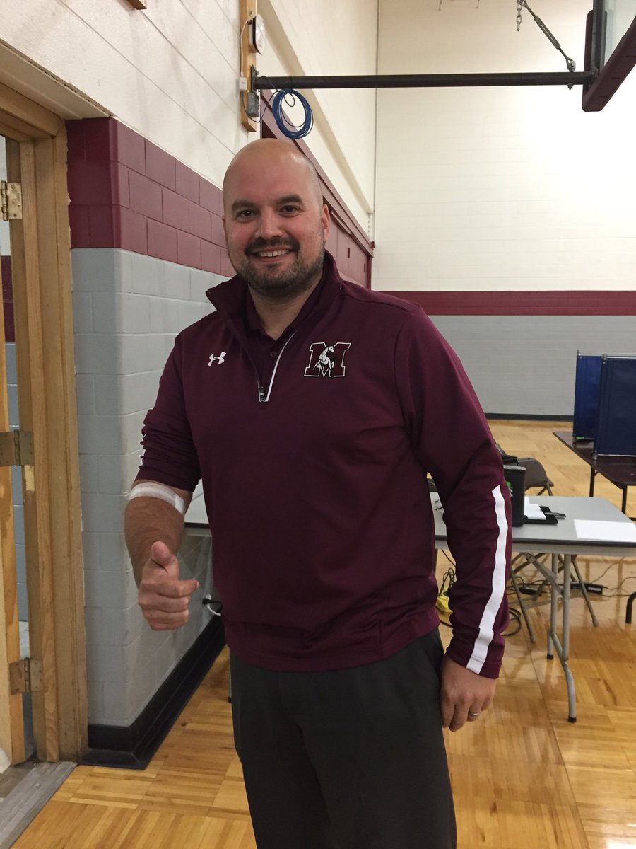 ms_calcagno's tweet photo. Mr. McMahon, thank you for donating! #mortonpride https://t.co/jz3GyNCcbu