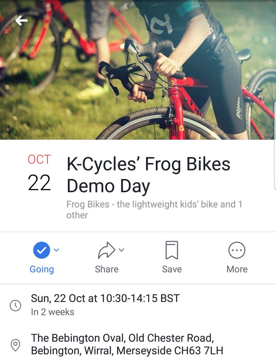 <a href="/frogbikes/">Frog Bikes</a> will be available to try out on the 22nd for all mini cx stars of the <a href="/nwcca/">NorthWest Cyclocross</a> league. Available from <a href="/KcyclesEastham/">kcycles</a>
