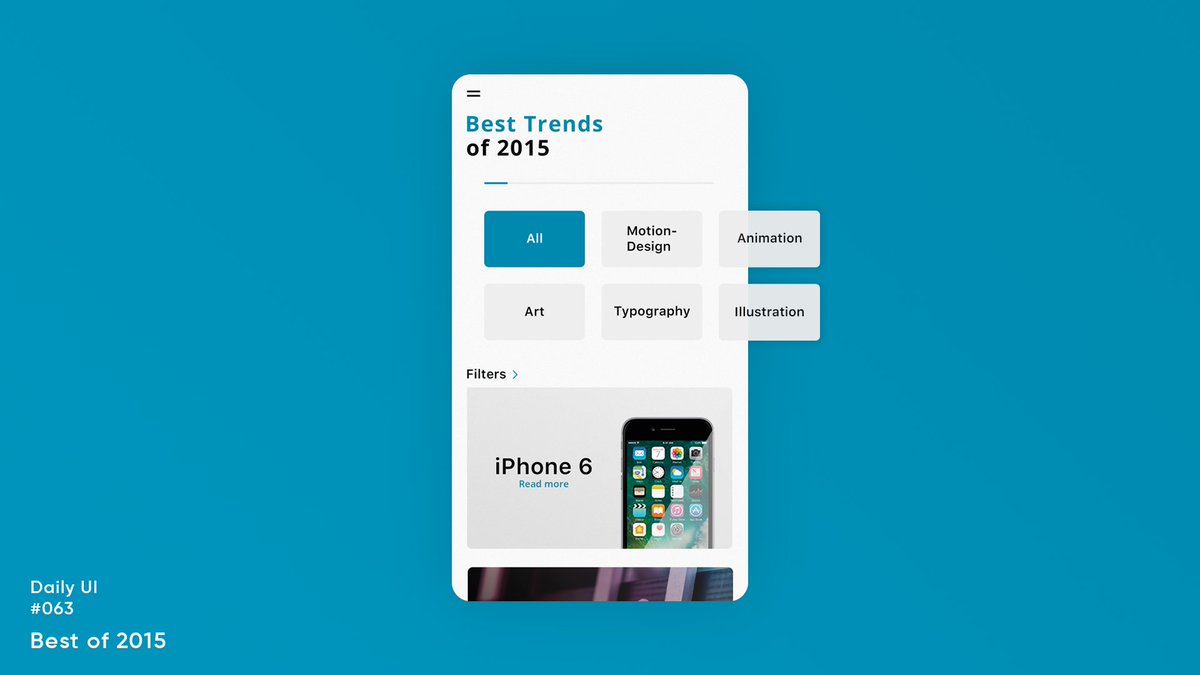 IBelnem's tweet image. #dailyui #uidesign #UI #063 @Daily_UI 

Completed my Best of 2015 design.

Please check this you
and leave your comment.