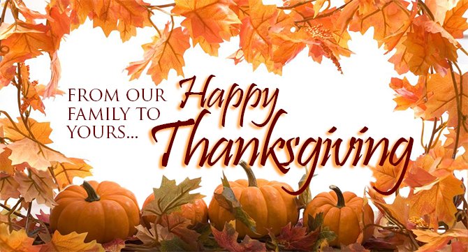 Happy Thanksgiving from our WINMAR® family to yours! Have a wonderful and safe holiday weekend.