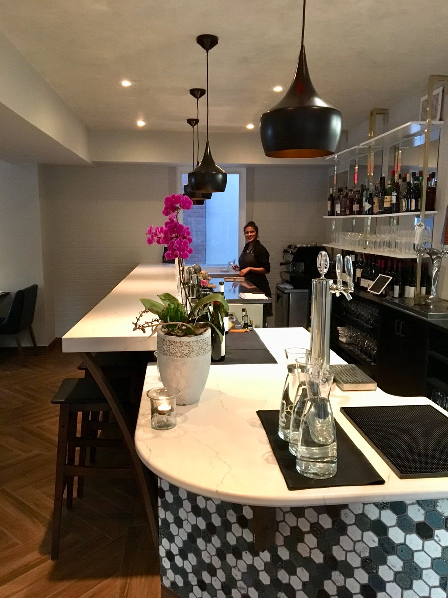 Urban_Quarry's tweet photo. We are THRILLED #Ottawa's new restaurant #Stofa has chosen @CambriaQuartz Ella Matte #quartz for their bar design! Thank YOU @UJInteriors https://t.co/W9wgk1gP0Y