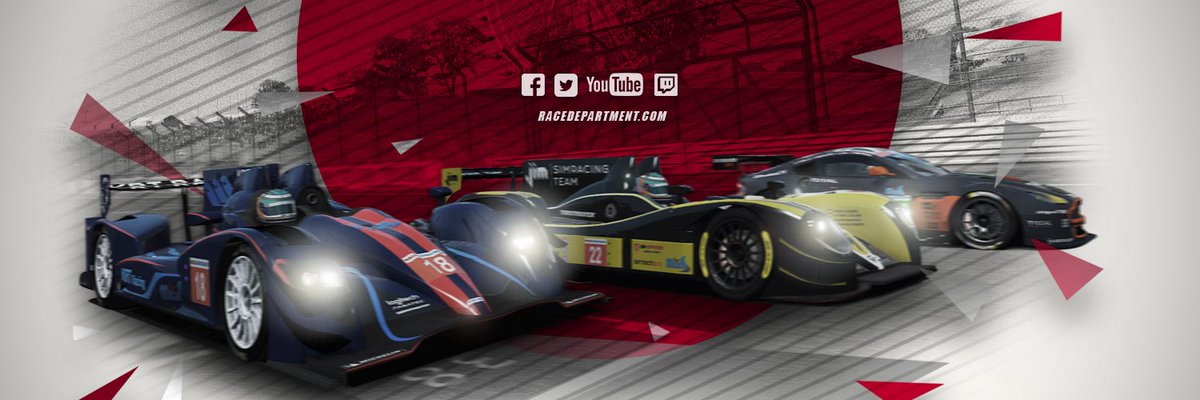 RaceDepartment's tweet photo. Off to get some sleep before the #RDLMS by @vesarosim Round 5 tomorrow! @TMThrustmaster 12 Hour of Suzuka will head to your screens at midday GMT tomorrow!

Joseph will be there to kick it off, supported by Peter, Ole and Roy! https://t.co/DaokGDBKOh