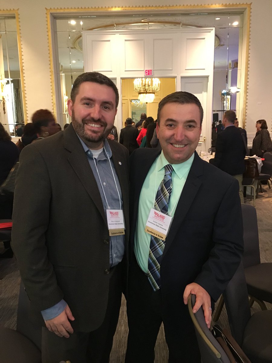 AurelioOnCampus's tweet photo. Proud to represent @Governors_State & work w/Partnership for College Completion at @EdExcelencia #ALASS2017 #LatinoStudentSuccess Institute https://t.co/HLuMJdF6PN