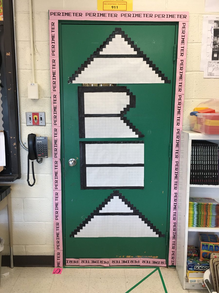 MisterBranoff's tweet photo. Math is all around us. Using our environments to point this out definitely helps students understand conceptually. @YRDSBmath @WalterScottPS https://t.co/sDgNKarmgY