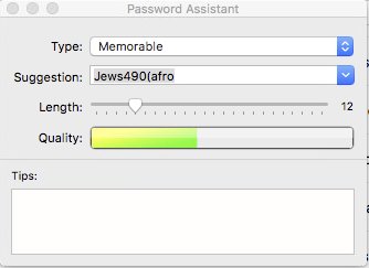 OIOITOL's tweet image. I tried the password generator in #macosserver for the first time today... @Apple @AppleSupport