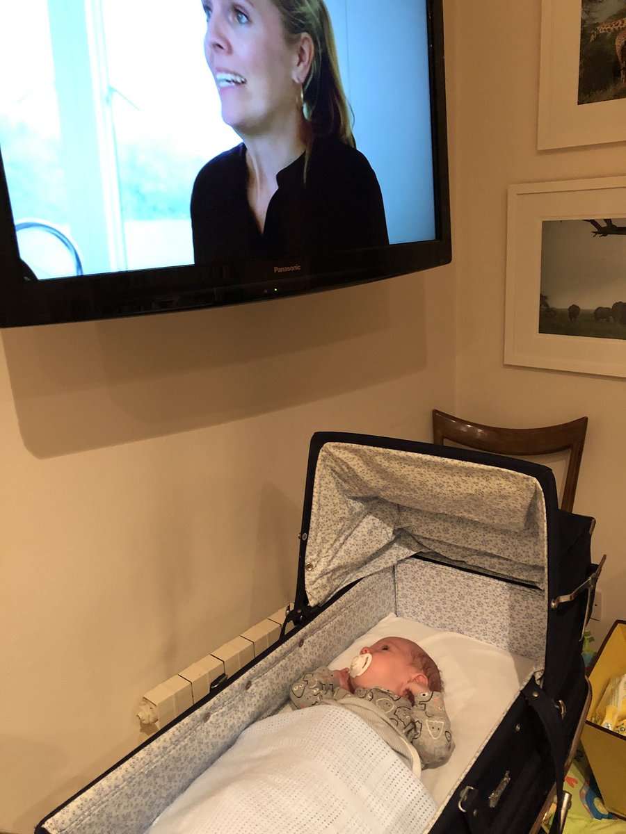 Lucyzilb's tweet photo. Starting the little man on @UnreportedWorld early... #teleaddict https://t.co/5Fj8dbUsyz
