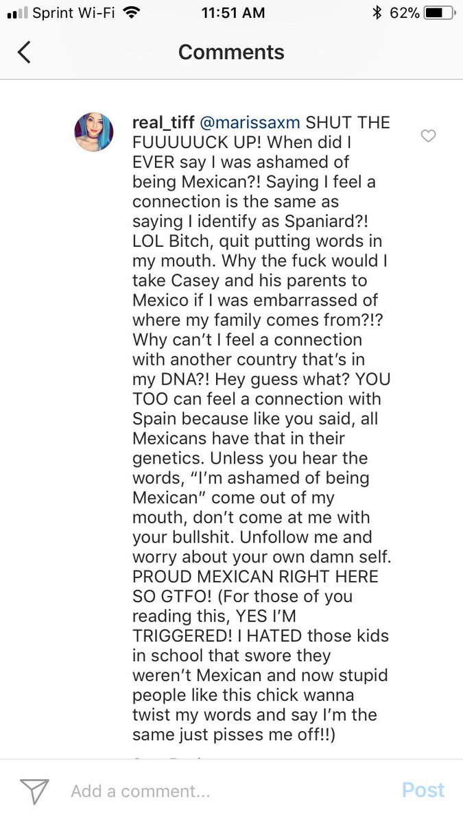 real_tiff's tweet photo. People coming at me with some frivolous BULLSHIT 🙄 https://t.co/hbSxhcIKjv