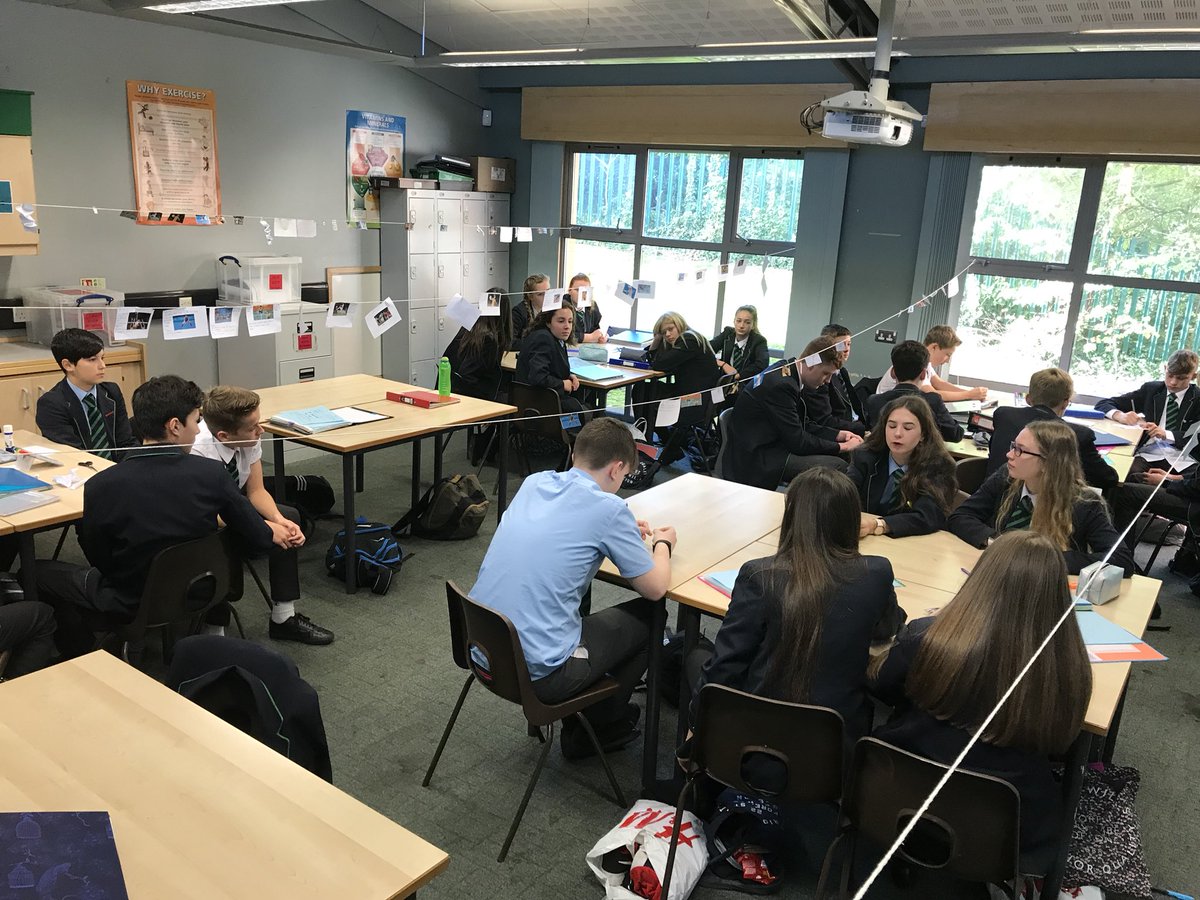 Redhill_GCSEPE's tweet photo. A delight teaching Y10 this morning... they were amazing at making a muscle fibre continuum across the classroom #gcsepe https://t.co/acwXZT8840