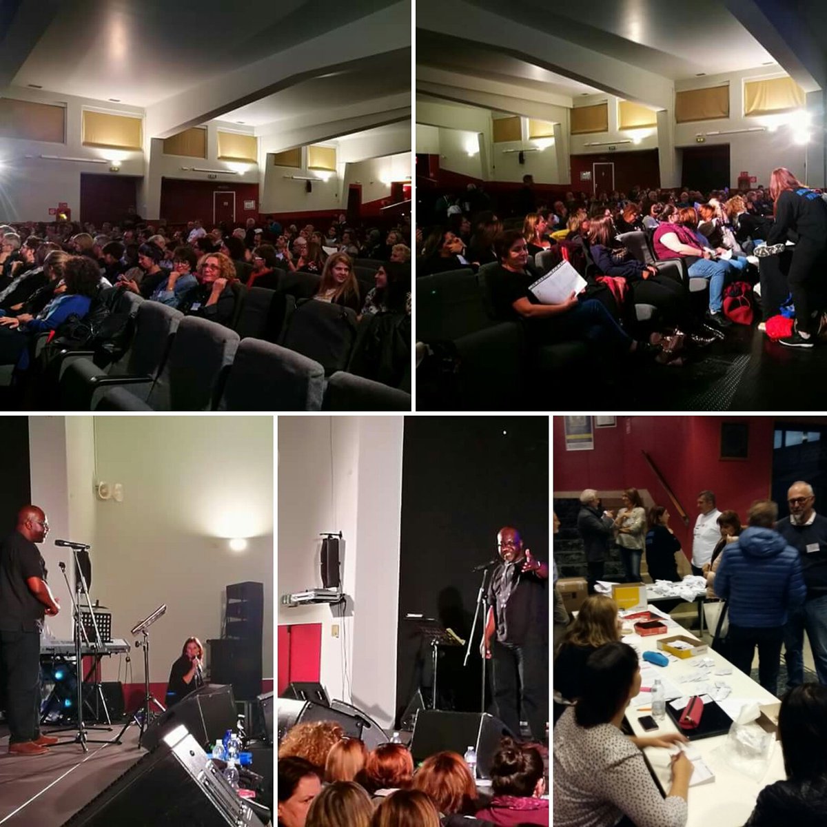 FederGospelchoi's tweet photo. E anche l'edizione del #2017 del #federgospelmeetingchoirs è cominciata! 

#federgospelchoirs  #daviddaniel #Gospel #music #meeting https://t.co/XT3SxhCHIv