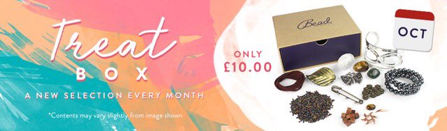 beadhouseuk's tweet photo. Get your TREAT BOX whilst stock lasts £10 for over £30RRP value of jewellery making treats at https://t.co/6rdUl49mEF https://t.co/cZNOAda05H