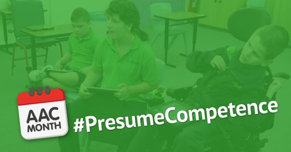 AceCentre's tweet photo. Everyone has something to say. Give them the words to say it. #PresumeCompetence #AACMonth https://t.co/26YbiJ24o6 https://t.co/VlQd4nl3eQ