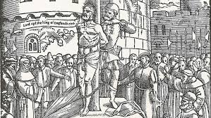 Jeromobot's tweet image. Today is the anniversary when William Tyndale was killed for his translation of the Bible.