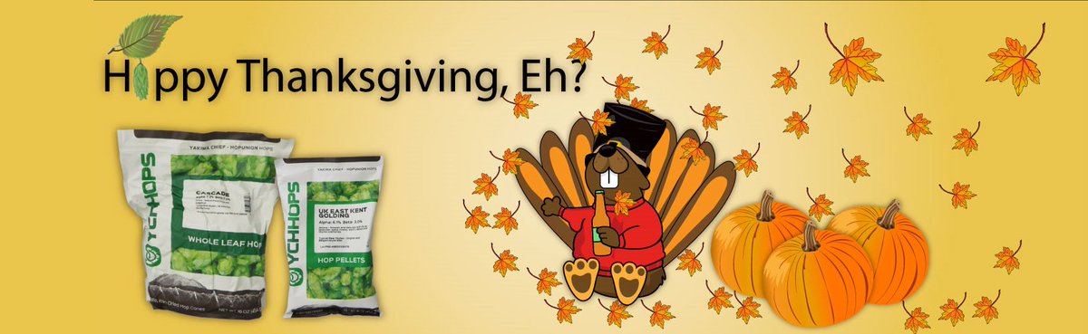 Have a Hoppy Thanksgiving Everyone!

#hoppythanksgiving #canuckhomebrew
