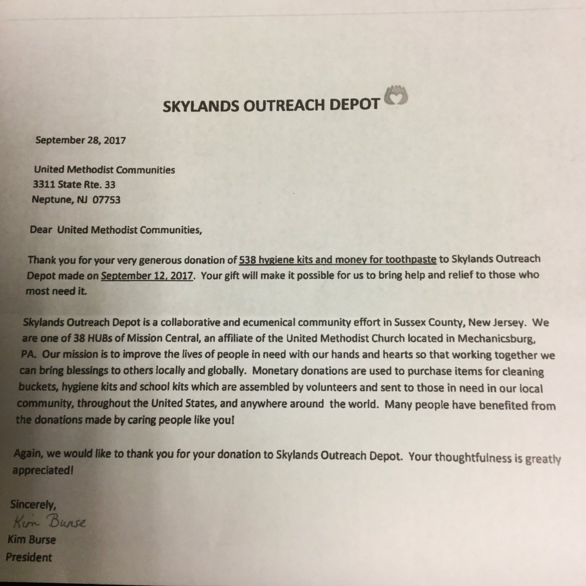 We are so grateful we were able to help aid with relief efforts for those who need it most.