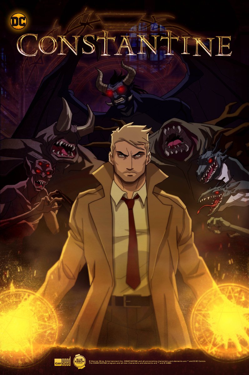 warnerbrostv's tweet image. #Constantine returns as an animated series from WB Animation + Blue Ribbon Content. Don't miss a sneak peek at #NYCC this Sunday at 2pm.