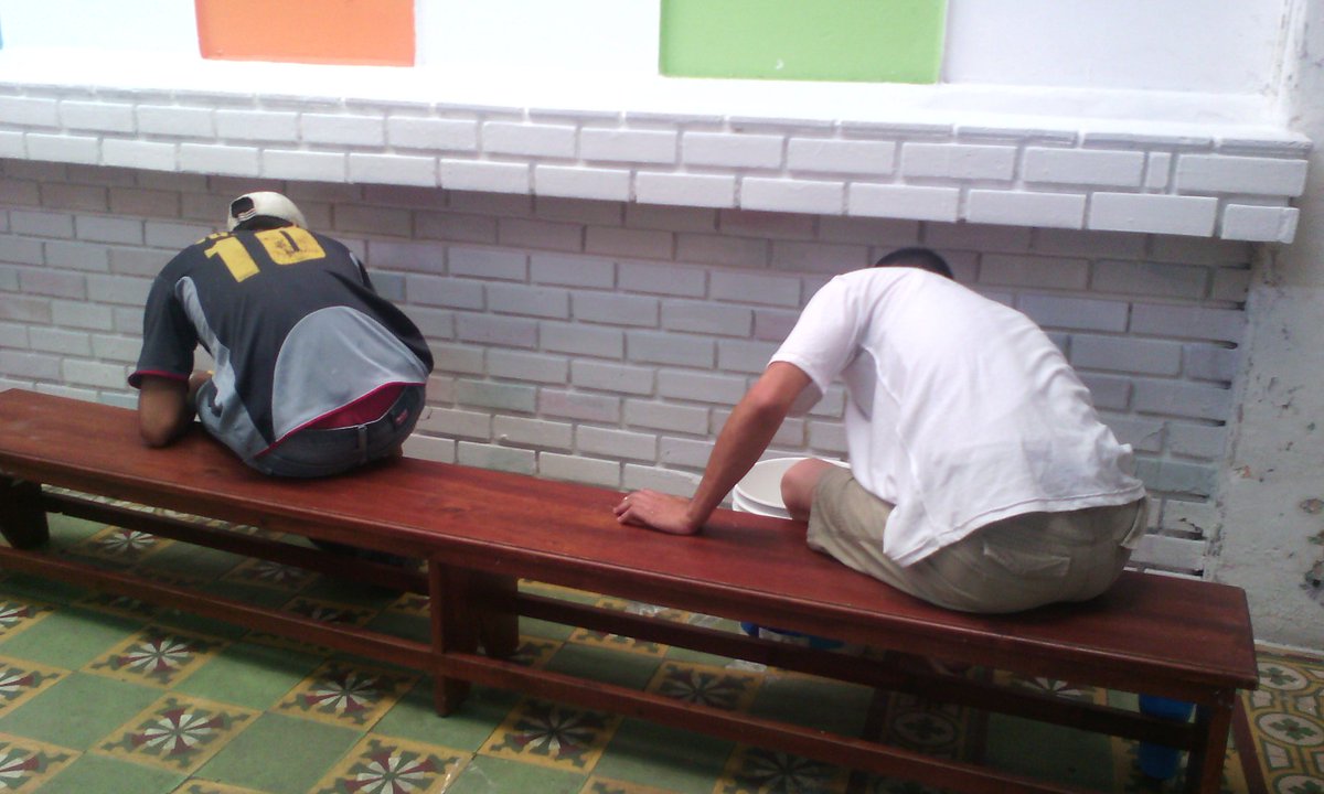 #Ahora Recuperación de espacios en la <a href="/chjuanpablo2/">CasaHogarJuanPabloII</a> #VielmaGarantizaPaz