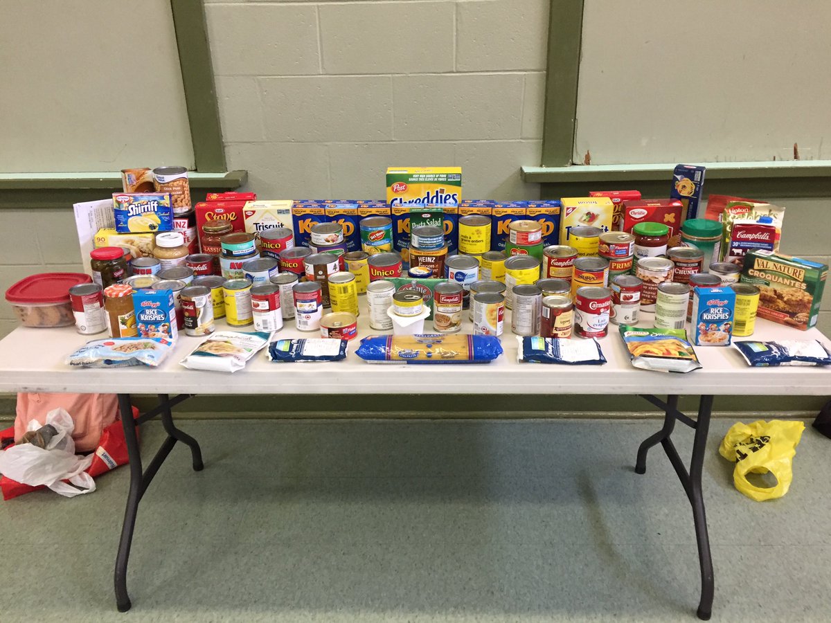 _DHSinteract's tweet image. Food donations for @feednovascotia from the faminers! Hour 25/30 #soclose