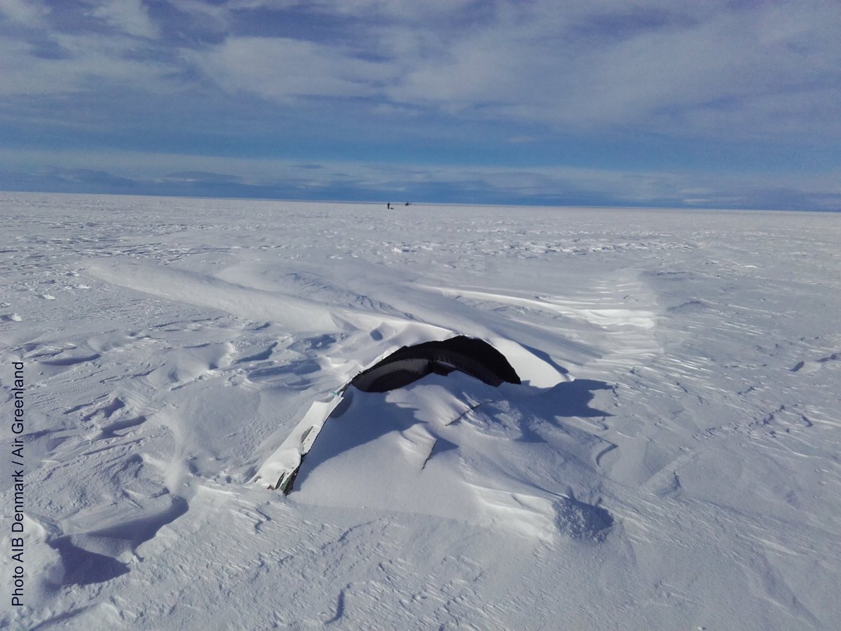 AviationSafety's tweet image. First parts of #AF66 engine recovered from Greenland.