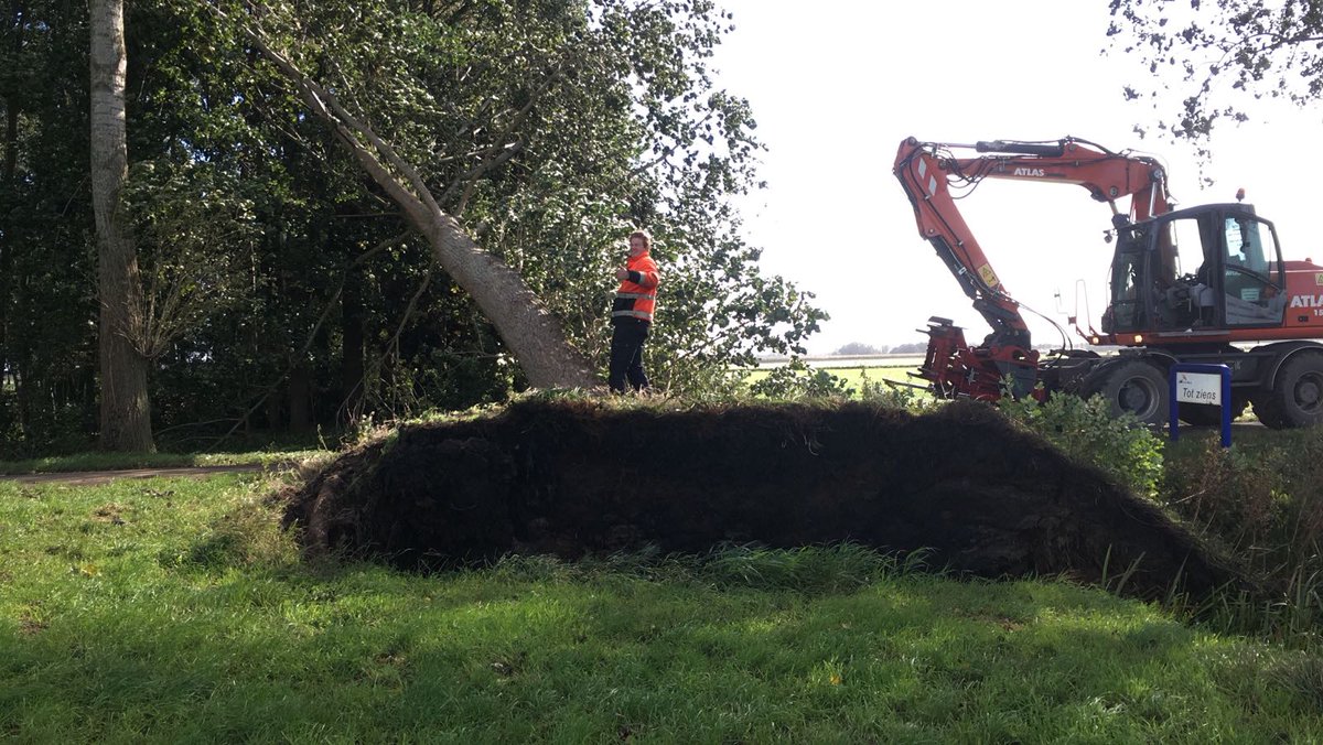 Veel schade na de storm deze week