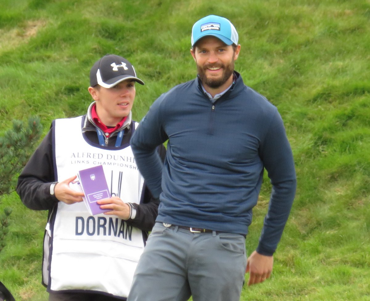 RoratoSilvia's tweet photo. #JamieDornan   #SoIntense   #FabulousSmile   #SoFocused   #ReallyExtraordinary  #DunhillLinks  #Carnoustie  Thank you very much @cybermelli https://t.co/FJiLRBe7TO