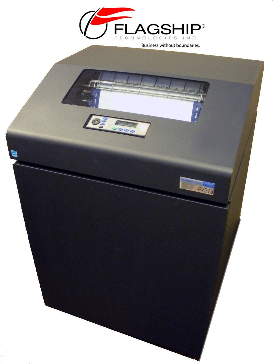 Flagship_Tech's tweet photo. #Printronix P7215 Line #Matrix #Printer 1500 LPM equal to 6500-v15 #FlagshipTech
https://t.co/sdMvPeomF4
#Technology #October #Tech #IT
# https://t.co/y9xmmieELp