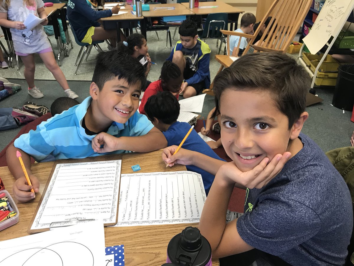 ErinColangelo's tweet photo. Ms. Colangelo’s 3rd graders and Mrs. Abt’s 6th graders had fun today getting to know their new buddy! @colinpowelles https://t.co/IxNXokji3x