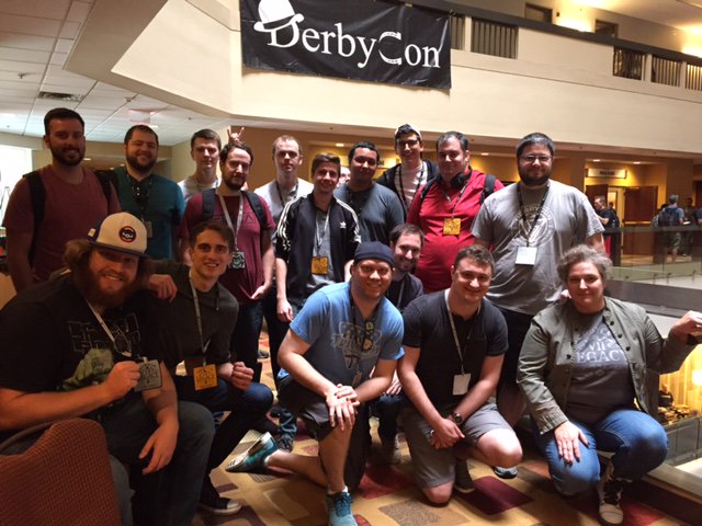 CroweCareers's tweet photo. Crowe Cybersecurity team members learn, network and have a blast at DerbyCon 2017 https://t.co/06G25TmEJR #gocrowe https://t.co/4MVLL9LY4C